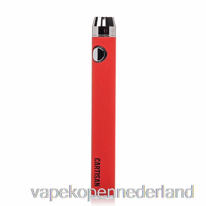 Vape Nederland Cartisan Button Vv 900 Dual Charge 510 Batterij [micro] Rood